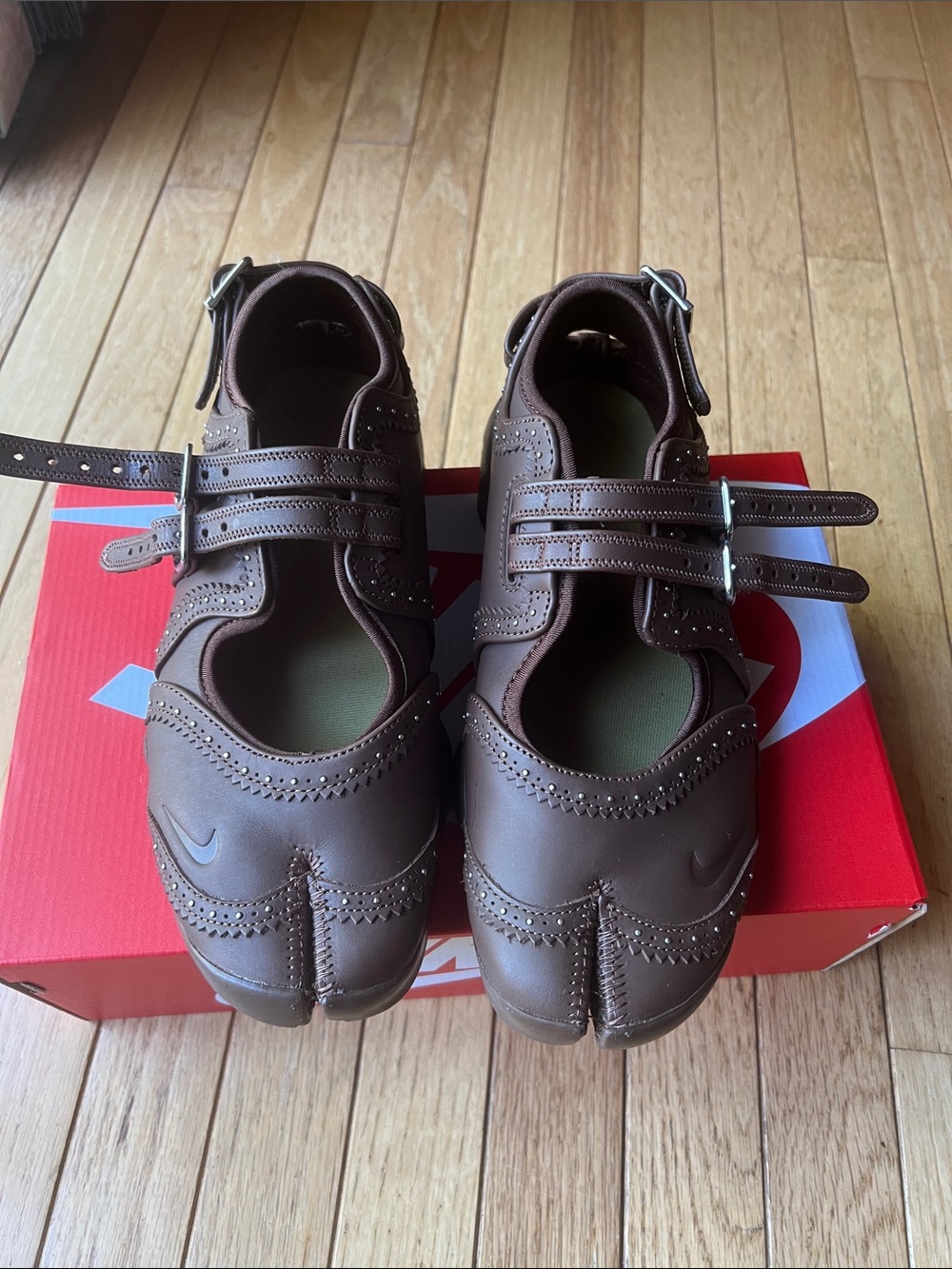Nike Women's Air rifts Brown size 9 - Picture 3 of 9